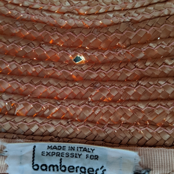 VINTAGE Italian Womens Straw Hat - Picture 4 of 6